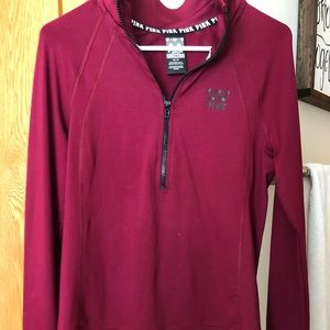 “PINK” half zip